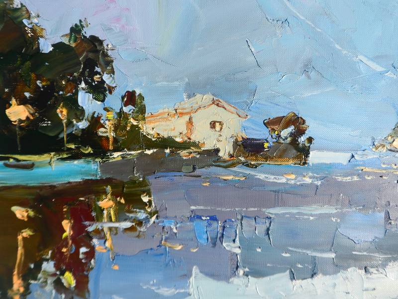 Warm evening Fine Art Painting Yehor Dulin - Subjektiv.art