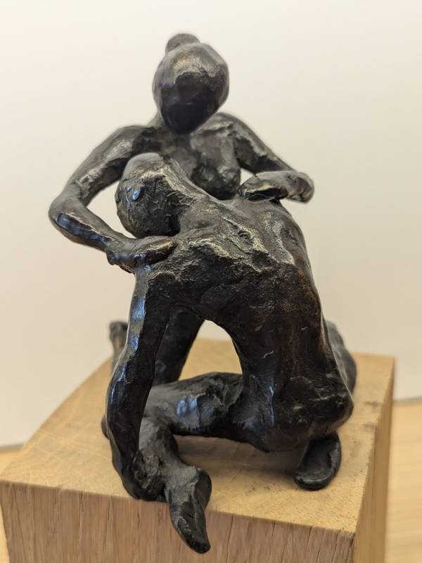 La repentance Expressive and gestural Sculpture Hubert LAUDE - Subjektiv.art