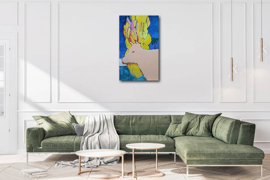Supercow  Pop art Painting Artem Andreichuk - Subjektiv.art