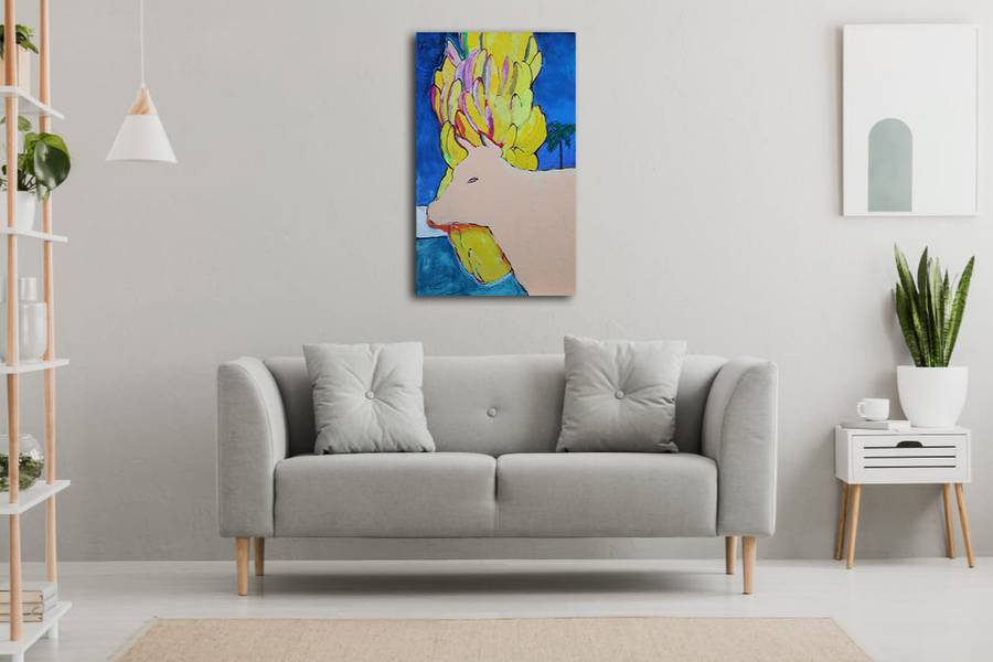 Supercow  Pop art Painting Artem Andreichuk - Subjektiv.art