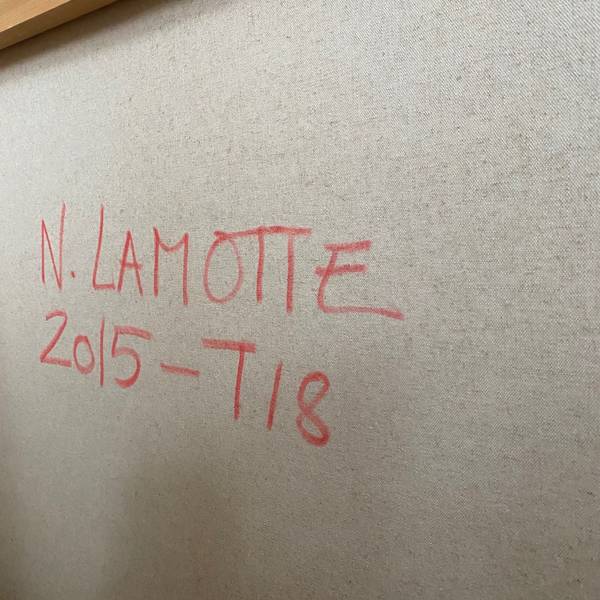 2015-T18 Abstract Painting Natalie  Lamotte - Subjektiv.art