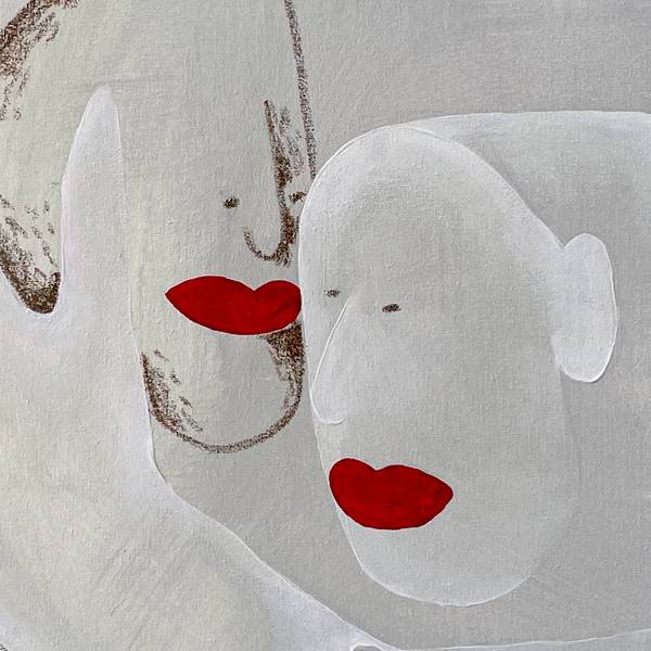 «Invention» Naive Painting Sasha Luneva - Subjektiv.art