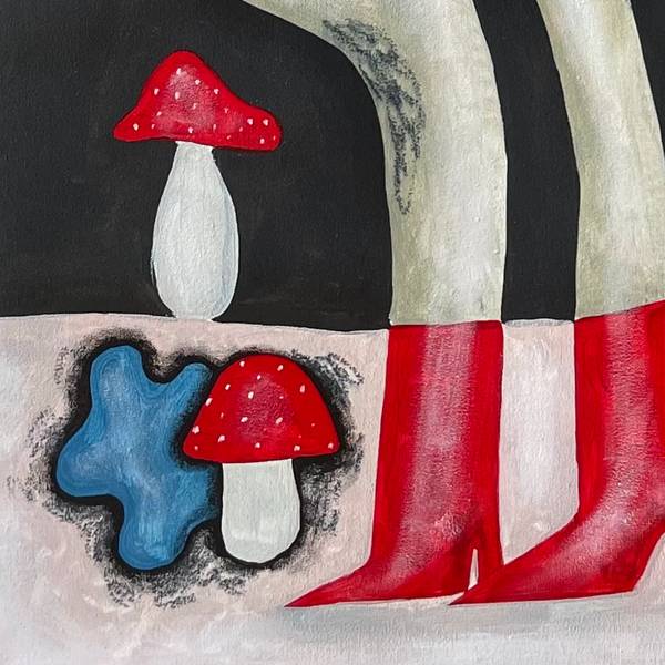 «Shostka» Naive Painting Sasha Luneva - Subjektiv.art