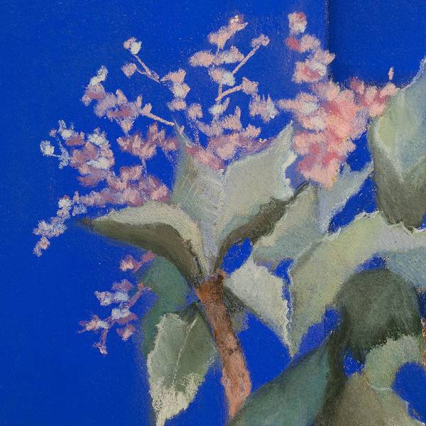 Couleur Majorelle III Modern Drawing Agnes Tiollier - Subjektiv.art