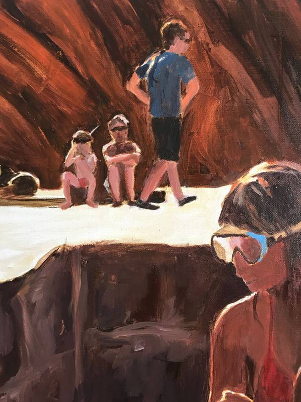 16h00 Castagne Fine Art Painting Karine Bartoli - Subjektiv.art