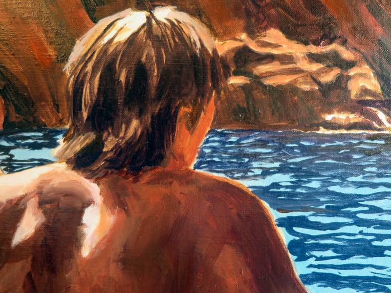 16h00 Castagne Fine Art Painting Karine Bartoli - Subjektiv.art