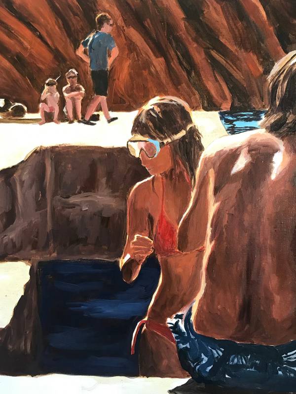 16h00 Castagne Fine Art Painting Karine Bartoli - Subjektiv.art