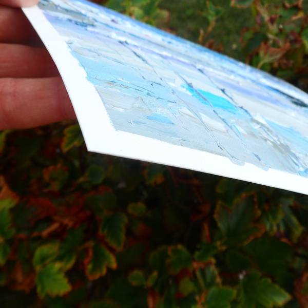 Warm evening Expressive and gestural Painting Yehor Dulin - Subjektiv.art