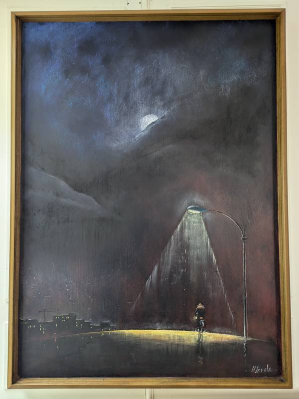 retour d'usine Urban and pop Painting Hubert LAUDE - Subjektiv.art