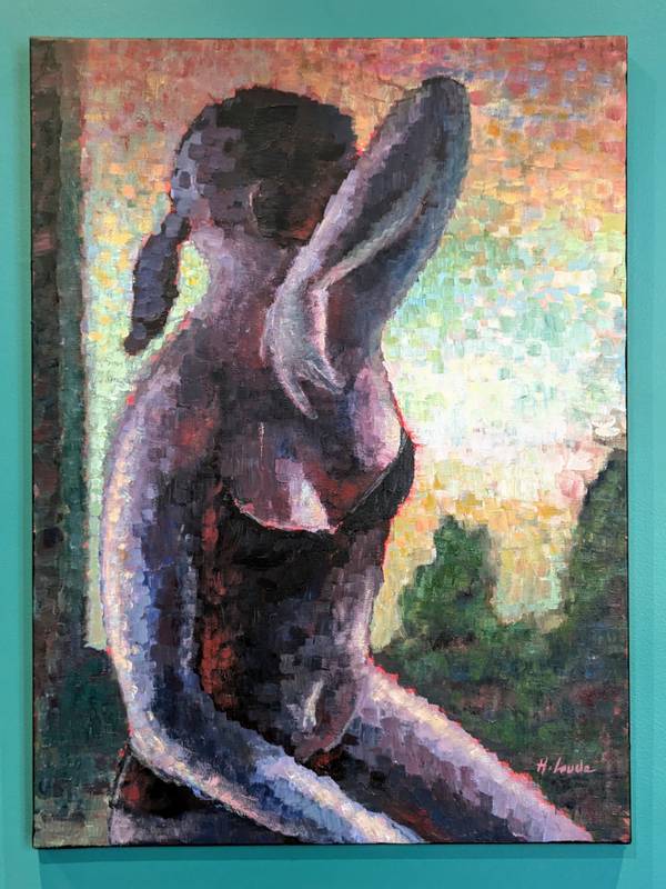 fenêtre Impressionistic Painting Hubert LAUDE - Subjektiv.art