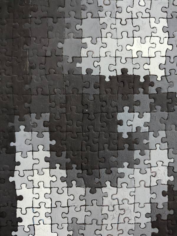 pénombre Collage Painting Hubert LAUDE - Subjektiv.art