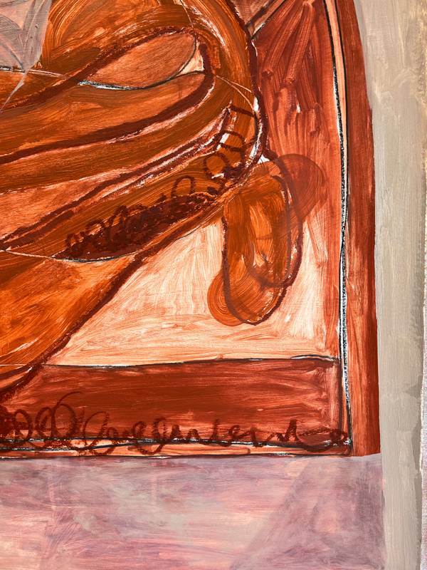 Woman with veil Fine Art Painting Maria R Saunders - Subjektiv.art
