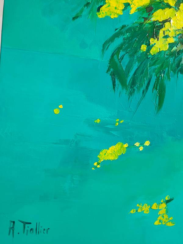 Soleil d'hiver Fine Art Painting Agnes Tiollier - Subjektiv.art