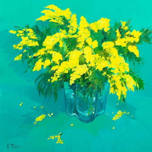 Soleil d'hiver Fine Art Painting Agnes Tiollier - Subjektiv.art