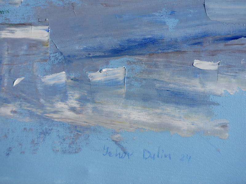 Water lilies Impressionistic Painting Yehor Dulin - Subjektiv.art