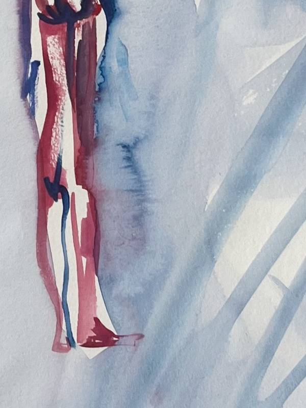 in the middle of the nowhere Expressive and gestural Painting Inna Alimova - Subjektiv.art