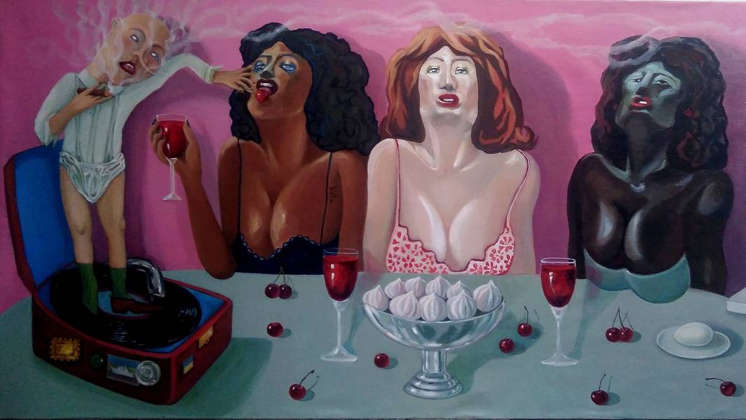 Victoria Palma the monochromacy of being 2022 oil jn canvas     - Subjektiv.art
