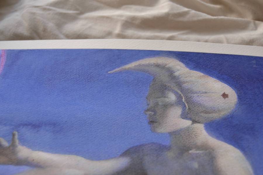 Duality Surrealistic Painting Yuliia Holub - Subjektiv.art