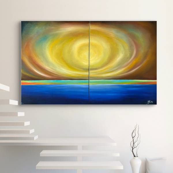 Renaissanse Abstract Painting Ghala Vasylenko - Subjektiv.art