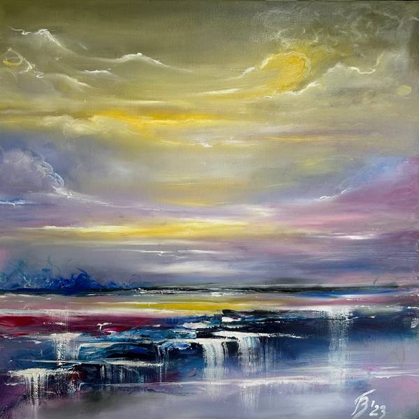 Whereabouts#7 Abstract Painting Ghala Vasylenko - Subjektiv.art