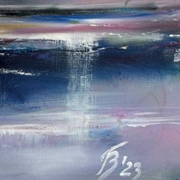 Whereabouts#7 Abstract Painting Ghala Vasylenko - Subjektiv.art