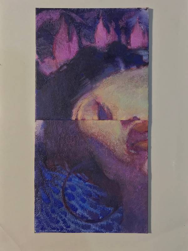 Shining Surrealistic Painting Yuliia Holub - Subjektiv.art