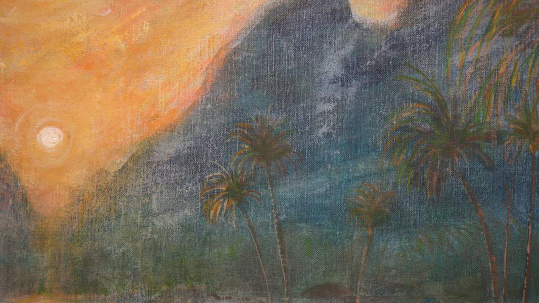 Tu semblais cacher dans ton âme et dans ton corps comme un coffre au trésor qu'aucun flibustier n'avait pu ouvrir! Qui étais-tu vraiment Haoni ? Fine Art Painting francois page - Subjektiv.art