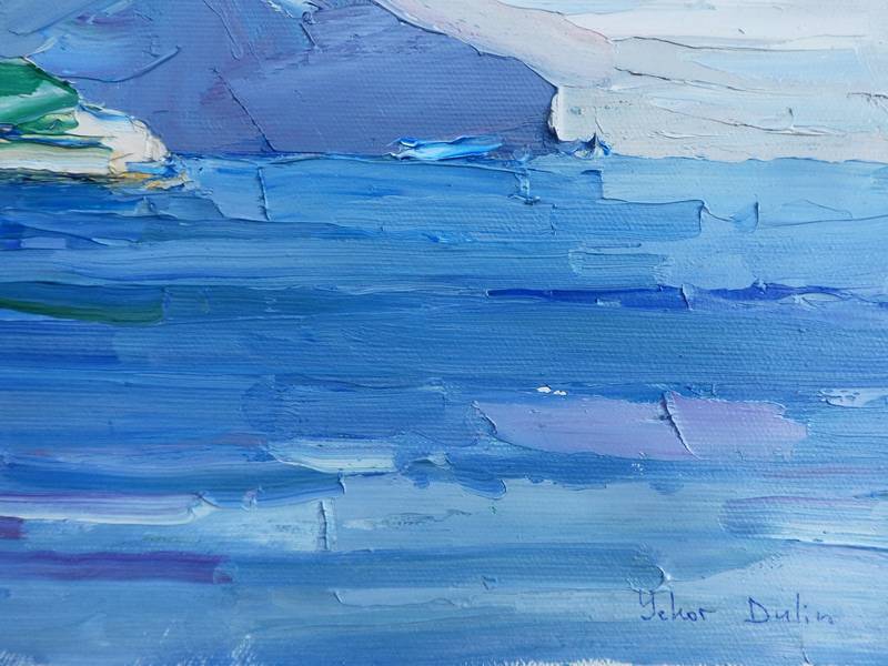 Warm wind Expressive and gestural Painting Yehor Dulin - Subjektiv.art