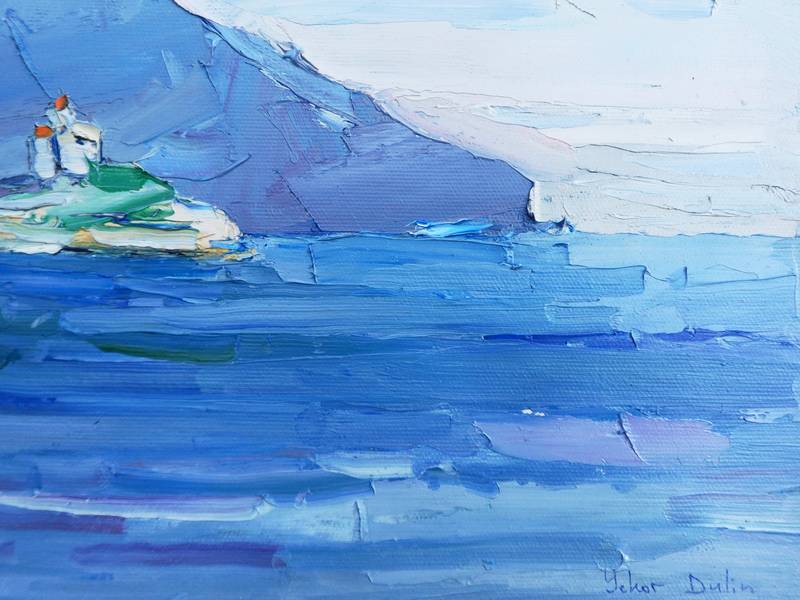 Warm wind Expressive and gestural Painting Yehor Dulin - Subjektiv.art