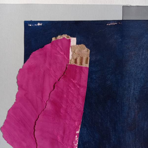 Cloudlessness Abstract Mixed media Yuliia Semkiv - Subjektiv.art