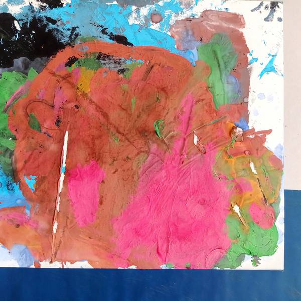 No name  Abstract Mixed media Yuliia Semkiv - Subjektiv.art