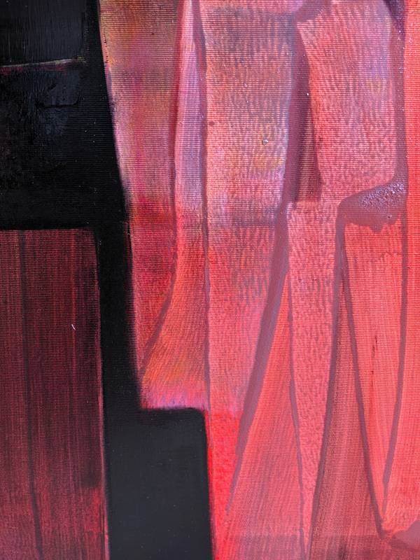 Landscape-2 Expressive and gestural Painting Yaryna Shumska - Subjektiv.art