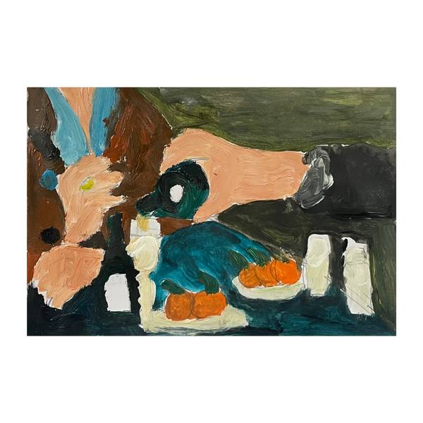 The Lunch Fine Art Painting Irfan Ajvazi - Subjektiv.art