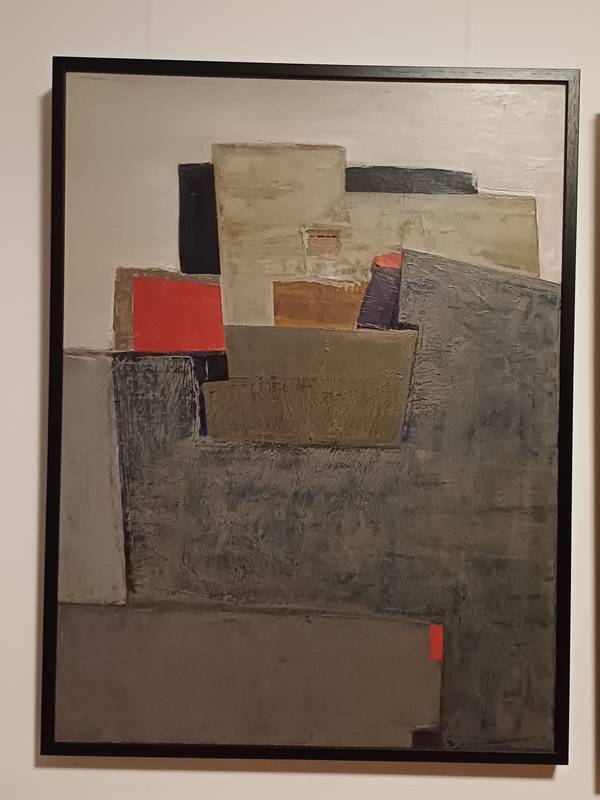 Concrete Abstract Painting Yaryna Shumska - Subjektiv.art
