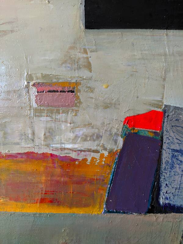 Concrete Abstract Painting Yaryna Shumska - Subjektiv.art