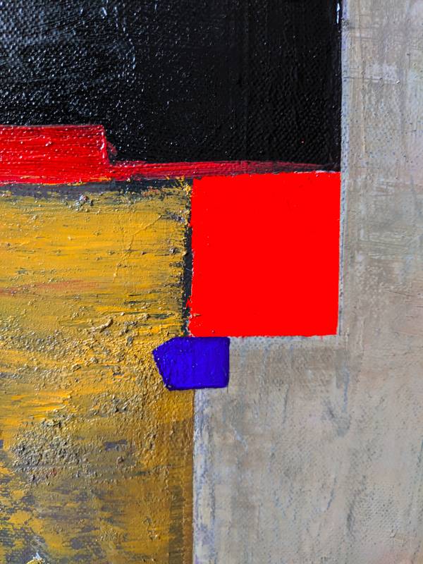 Concrete wall Abstract Painting Yaryna Shumska - Subjektiv.art