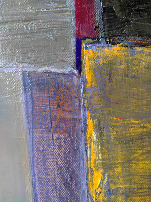 Concrete wall Abstract Painting Yaryna Shumska - Subjektiv.art