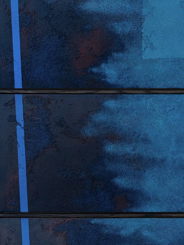 PRINCIPAL BLUE Fine Art Painting Myroslav Pivtoranis - Subjektiv.art
