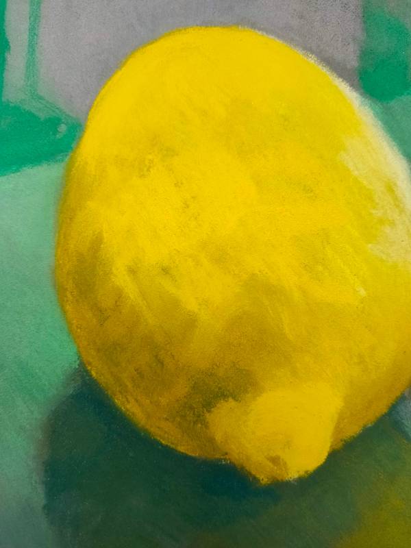 Trois citrons Fine Art Drawing Agnes Tiollier - Subjektiv.art
