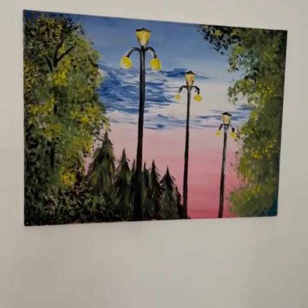 “Twilight Glow” Impressionistic Painting ergyn cenaj - Subjektiv.art