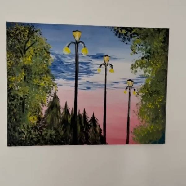 “Twilight Glow” Impressionistic Painting ergyn cenaj - Subjektiv.art