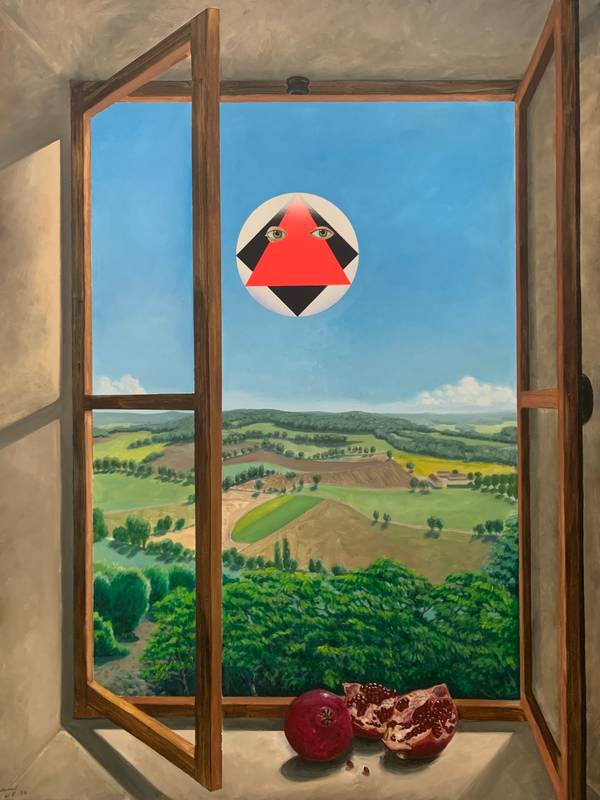 Solstice Surrealistic Painting Li B Edmond - Subjektiv.art