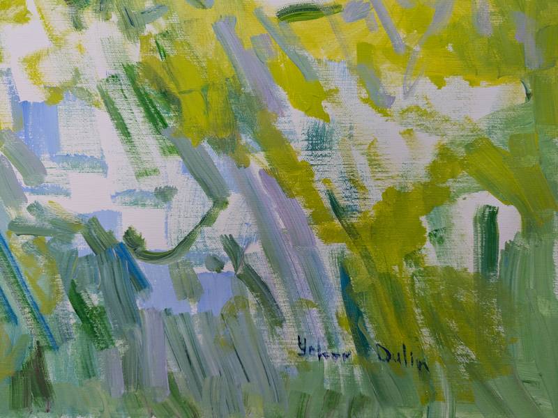 " Daisies Flowers of childhood " Fine Art Painting Yehor Dulin - Subjektiv.art
