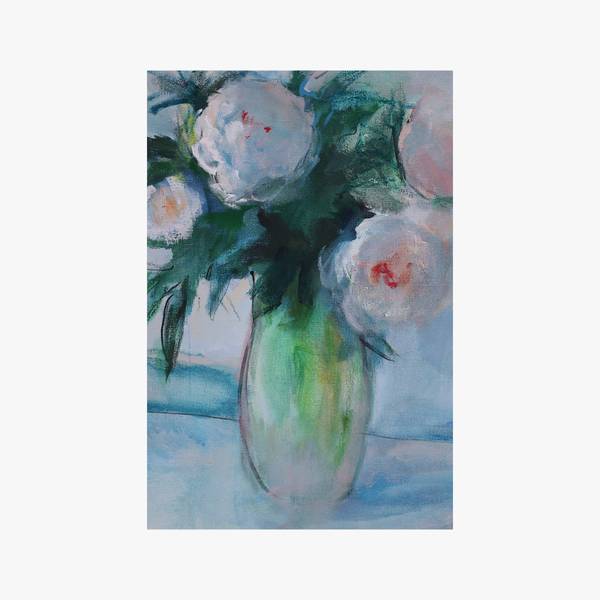 Peonies Fine Art Painting Artem Andreichuk - Subjektiv.art