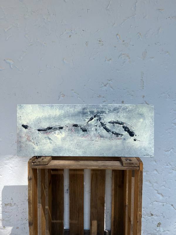 Over the Hills | Triptych Modern Painting Sandra Bertalanffy - Subjektiv.art