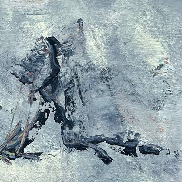Over the Hills | Triptych Modern Painting Sandra Bertalanffy - Subjektiv.art
