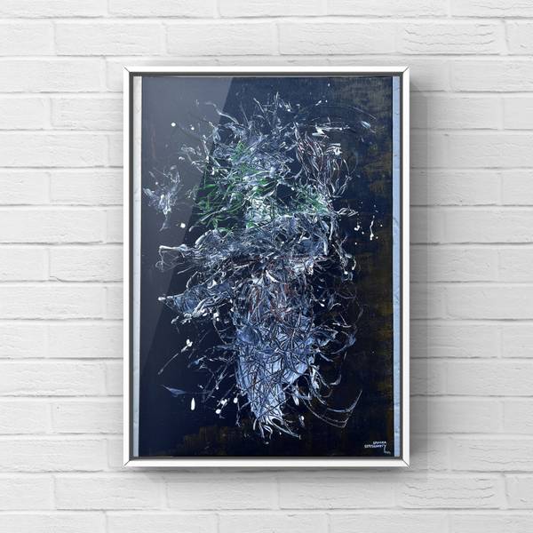 Unchained Modern Painting Sandra Bertalanffy - Subjektiv.art