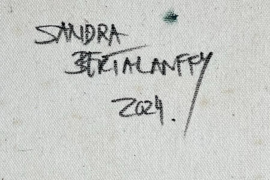 Healing *SOLD* Modern Painting Sandra Bertalanffy - Subjektiv.art