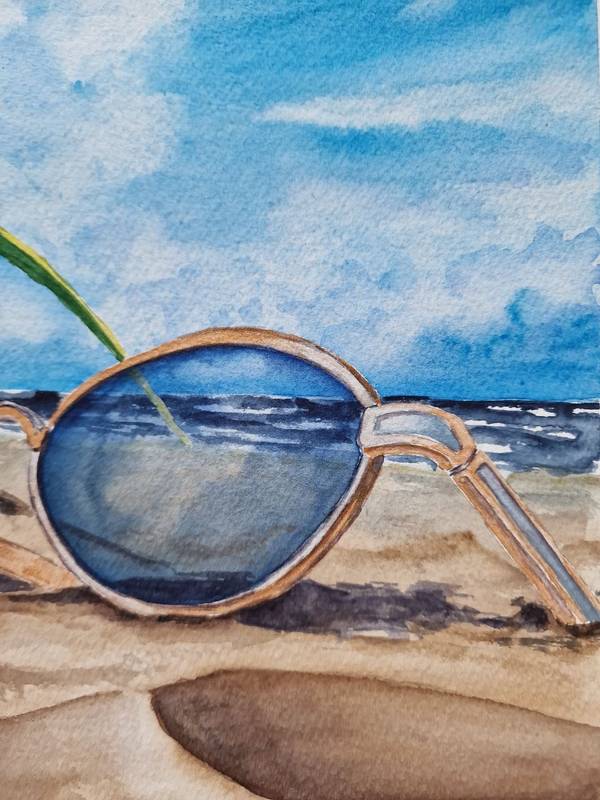 Angle of view Expressive and gestural Painting Olena Yemelianova - Subjektiv.art