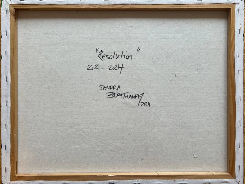 Resolution Modern Painting Sandra Bertalanffy - Subjektiv.art